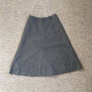 Evan Picone vintage gray wool skirt